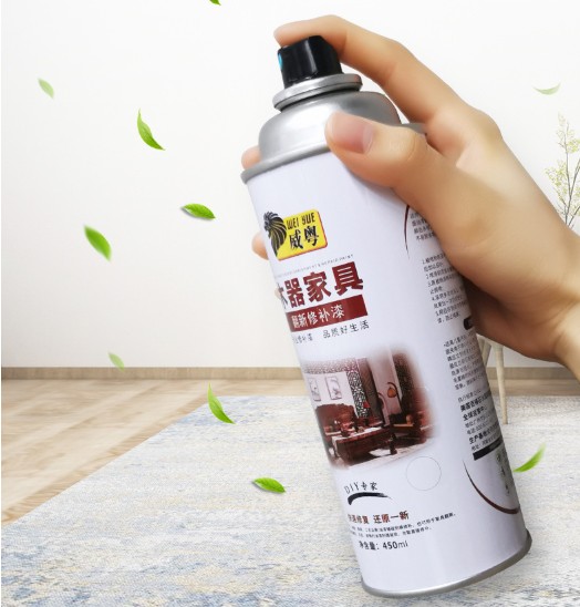 Wood Furniture Renew Freshen Spray Paint Brown Color