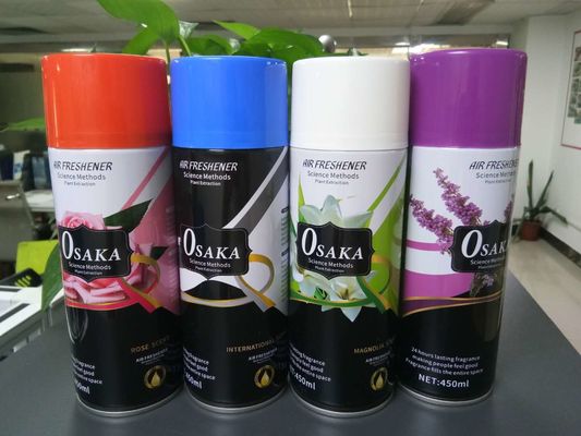 Kitchen Office 250ml Air Freshener Spray Aerosol Lemon Flavor