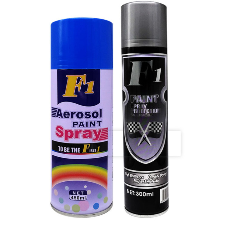 F1 Series Aerosol Color Spray Paint No CFCs Pintura