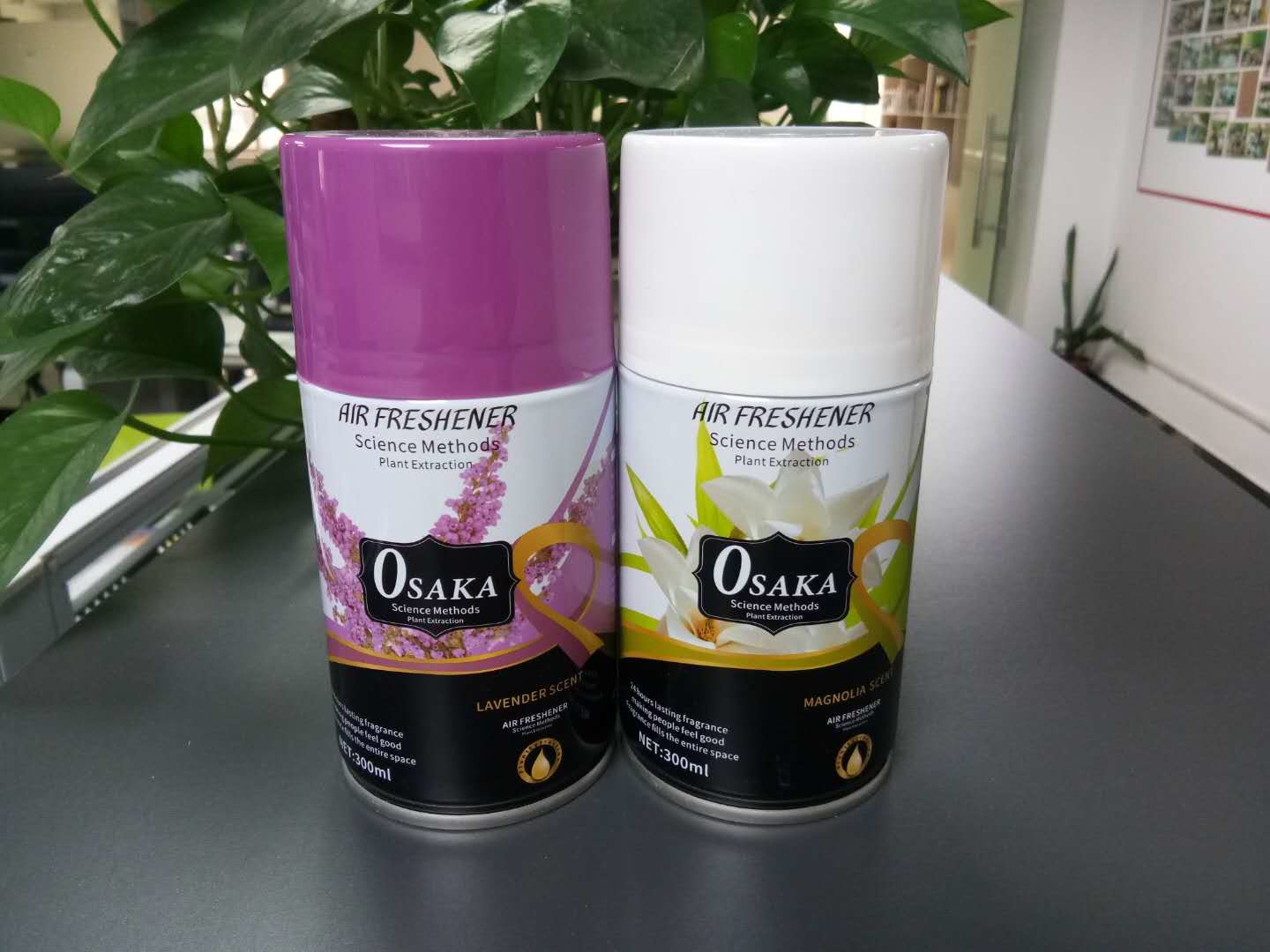 Kitchen Office 250ml Air Freshener Spray Aerosol Lemon Flavor